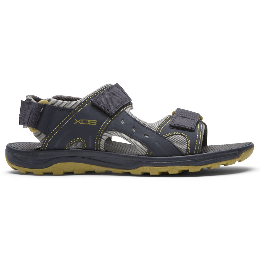 Rockport Canada Xcs Trail Technique Adjustable - Mens Sandals Navy (NLK409813)